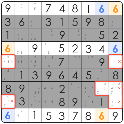 sudoku candidate identification